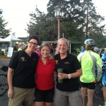 Amanda Burden and Jaci Goodman at the start of the EP100. They are founders of Edible Reno-Tahoe Magazine and helped get the food stations ready for the massive amount of cyclists. I've known them for years and remember hearing about their vision when it all first started... They've certainly come a long way!