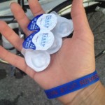 Do you remember my previous post about my contacts flying out when I ride? Well, I brought extras!